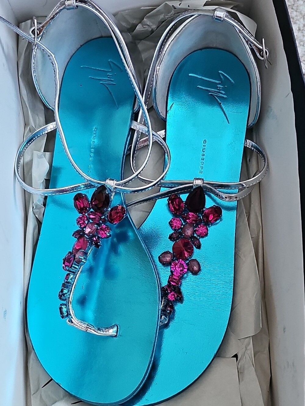 Giuseppe Banotti Design Thong Sandals